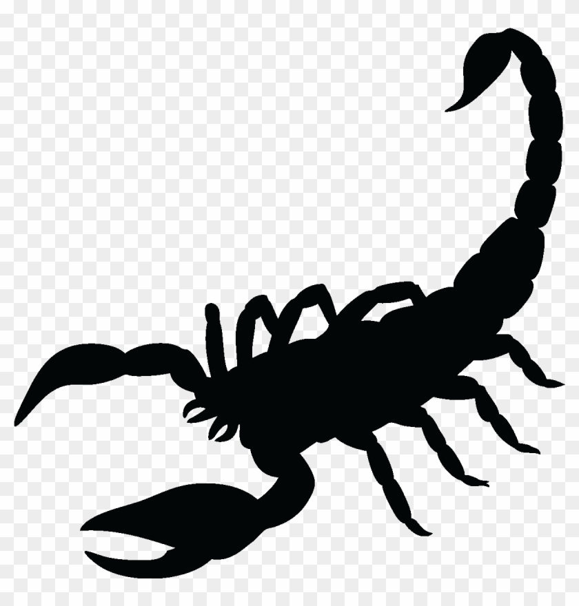 Scorpion Clipart Black And White - Scorpion Silhouette #1625224