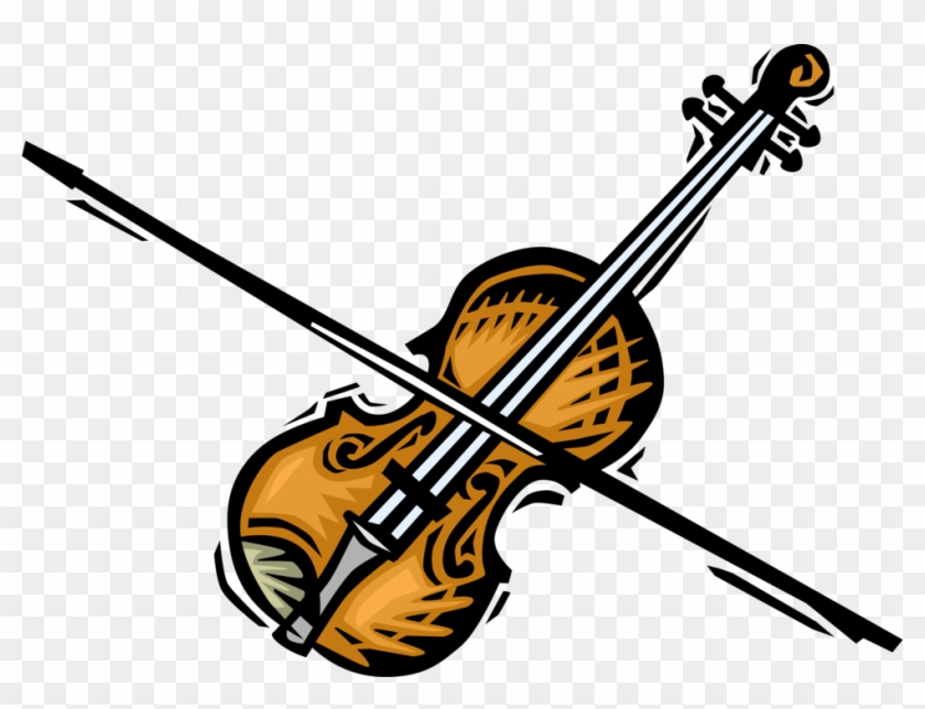 Vector Illustration Of Violin Or Fiddle Stringed Musical - Danse Macabre Poem #1625244
