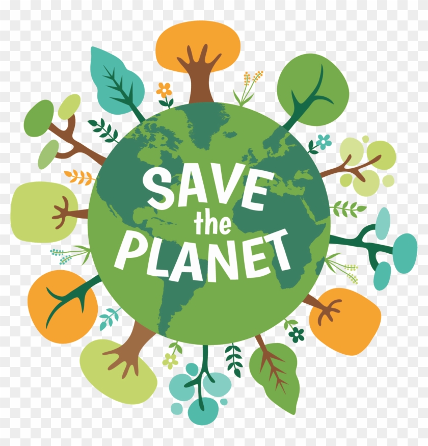 Drawing Mother Nature Cultural Slogans - Protect Earth #1625310