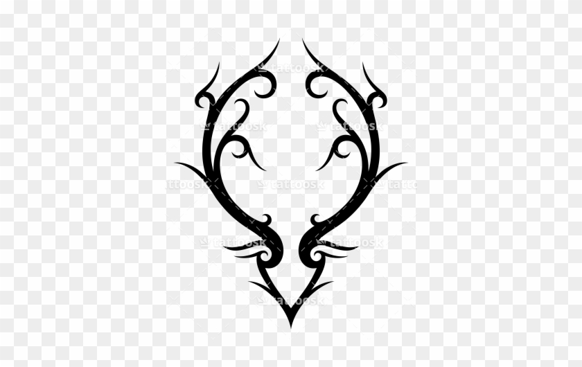 364 X 450 3 - Tribal Stag Symbol #1625379