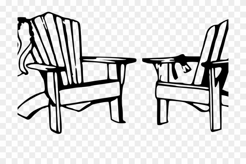 Free Beach Chair Cliparts, Download Free Clip Art, - Beach Chair Clipart Black And White #1625384