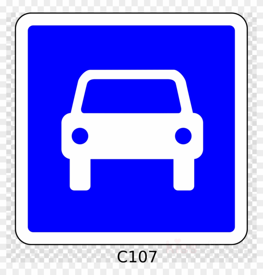 Route A Acces Reglementé Clipart Road Traffic Sign - Dual Carriageway #1625425