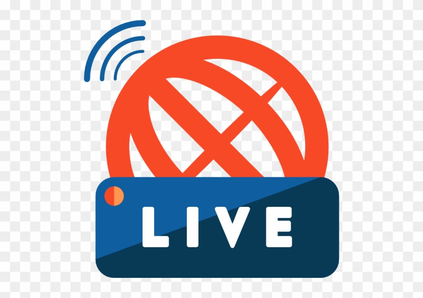 Top 9 Live Streaming Video Broadcasters - Live Icon Png #1625526