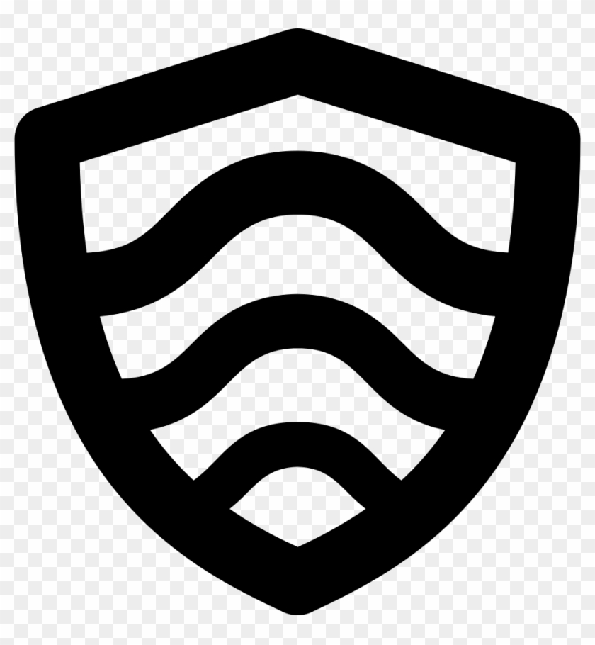 Shield With Curved Lines Comments - Shield #1625561
