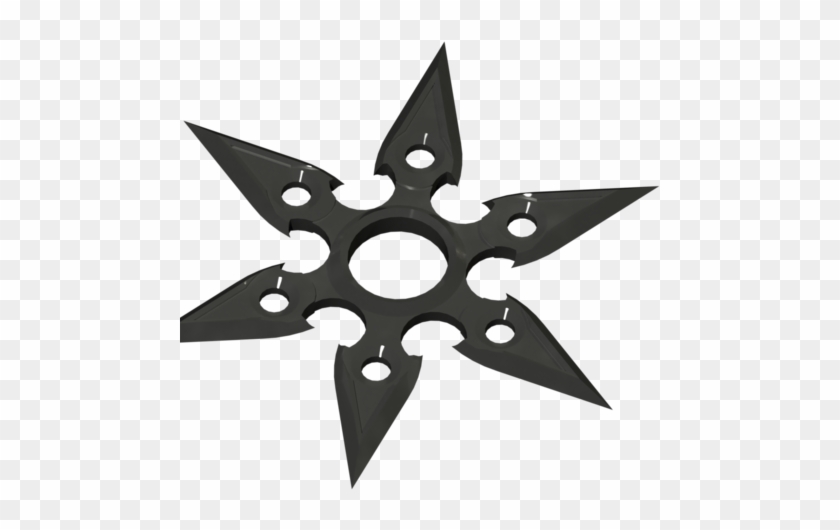 3d Printer Models Shuriken Ninja Star 6 Branches, Loac79 - Throwing Axe #1625680