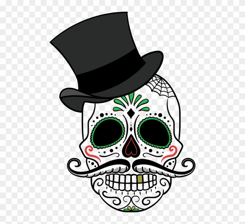 Day Of The Dead,skull,sugar - Day Of The Dead Skull Clipart #1625737