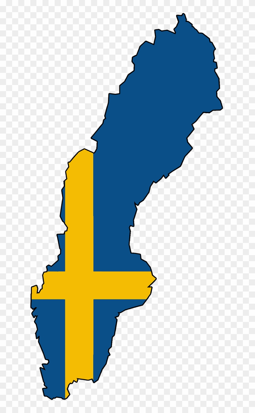 Of America, - Sweden Map #1625767