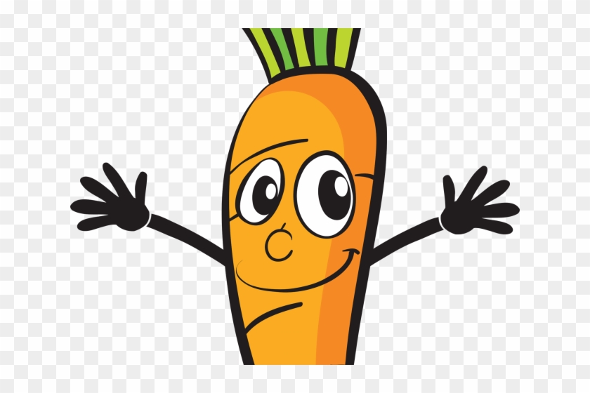 Carrot Clipart Person - Transparent Carrot Cartoon #1625847