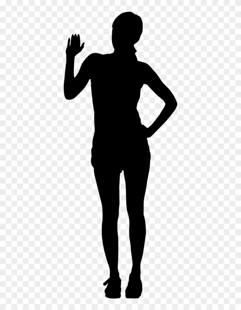 Woman Silhouette Standing #1625854