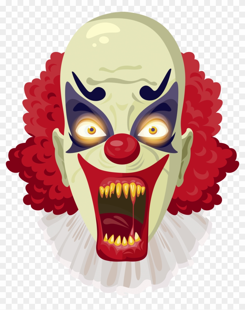 Scary Clown Png Clipart Image - Scary Clown Clipart #1625864