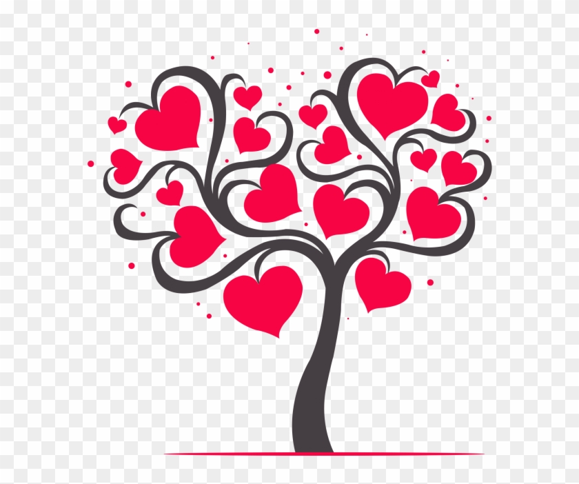 Transparent Heart Tree Clipart #1625953