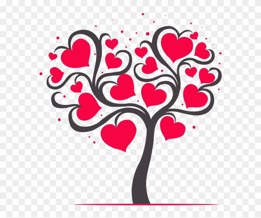 Transparent Heart Tree Clipart #1625953
