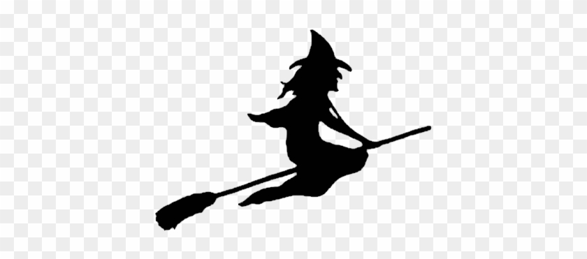 Dancing Witch Clipart - Cartoon Witch On Broom #1626056