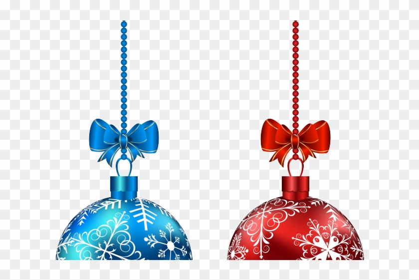 Christmas Ball Clipart Vintage Christmas Ornament - Hanging Christmas Balls Png #1626149