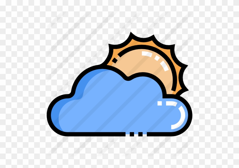 Sun Cloud Free Icon - Sun Cloud Free Icon #1626166