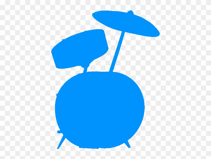 Wiggly Drums Silhouette By Johnny-wiggle - Wiggly Drums Silhouette By Johnny-wiggle #1626176