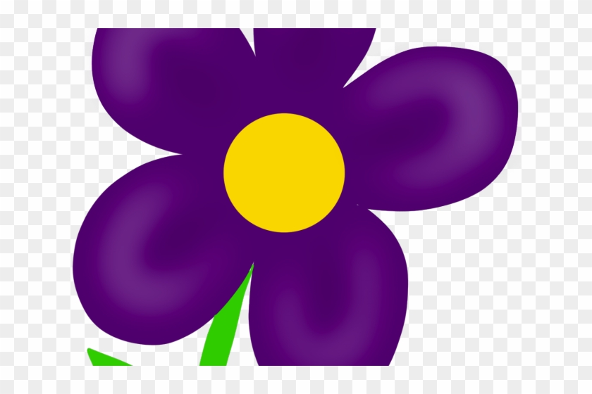 Purple Flower Clipart Memorial Flower - Purple Flower Clipart Memorial Flower #1626192