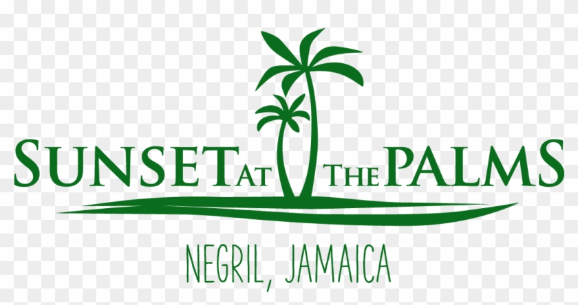 Sunset At The Palms Logo W Negril Jamaica - Graphic Design #1626254