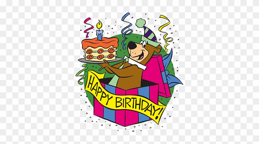 Camping Clipart Family Event - Yogi Bear Birthday Card #1626275