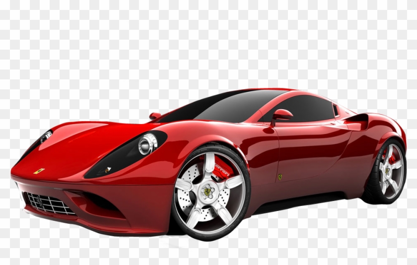 Ferrari Png Clipart - Red Colour Sports Car #1626279