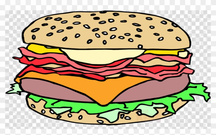 Sesame Clipart Cheeseburger Hamburger Clip Art - Speech Bubble Comic Png Transparent #1626413