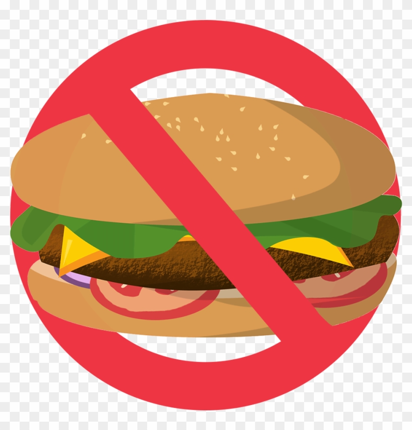 Hamburger Clipart Burger Layer - Fast Food #1626430