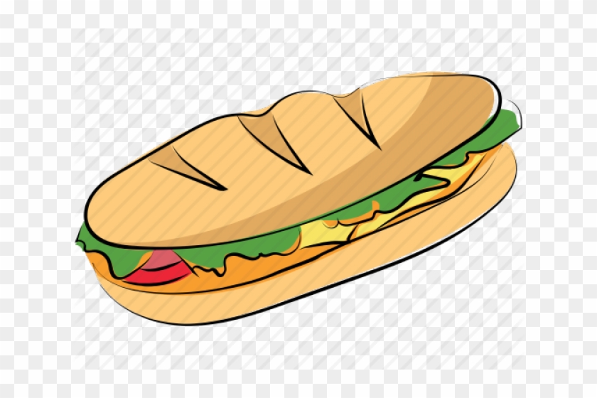 Long Burger Cartoon Png #1626435