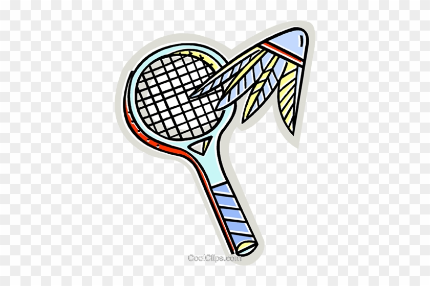 Badminton Racket And Birdie Royalty Free Vector Clip - Badminton Racket And Birdie Royalty Free Vector Clip #1626580