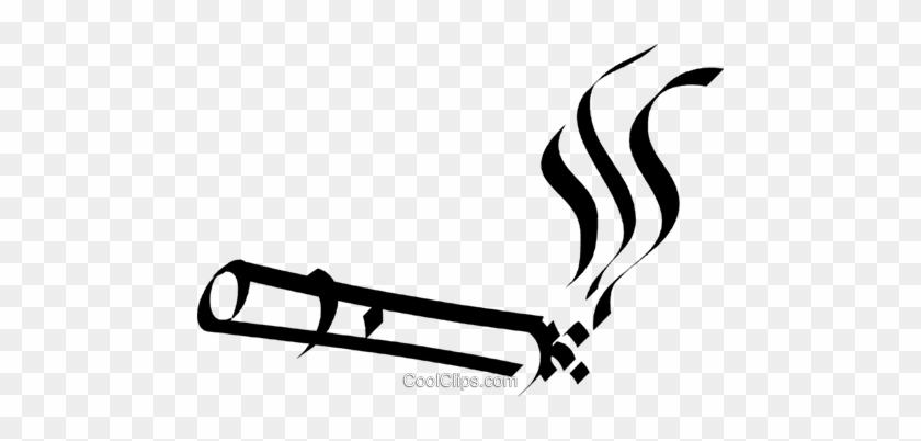 Cigarette Royalty Free Vector Clip Art Illustration - Cigarro Vetor Png #1626592