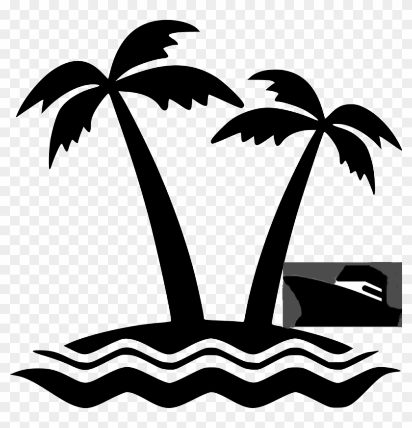 Boat & Island Cruises - Island Icon Png #1626631