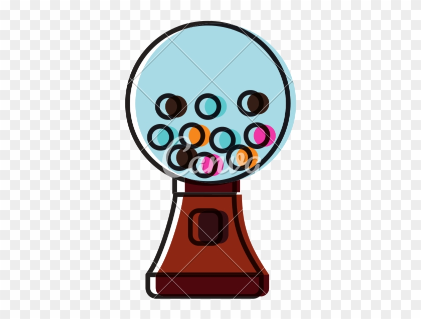 Gumball Machine Icon - Cartoon #1626664