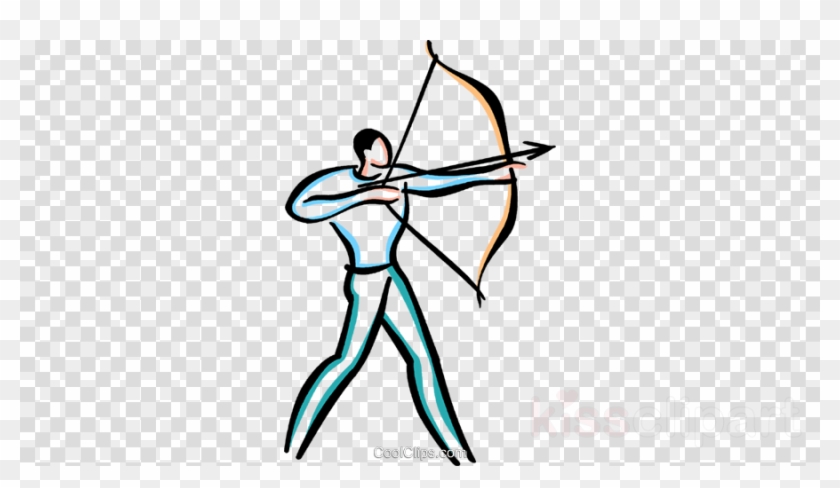 Man Shooting Arrow Png Clipart Bow And Arrow Clip Art - Emoji Overwatch Discord Png #1626674