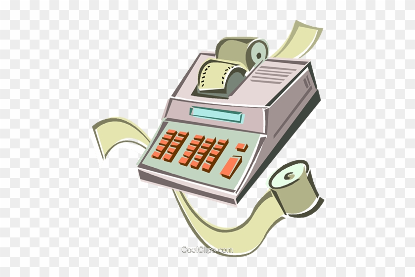 Electronic Adding Machine Royalty Free Vector Clip - Maquina De Calcular Png #1626706