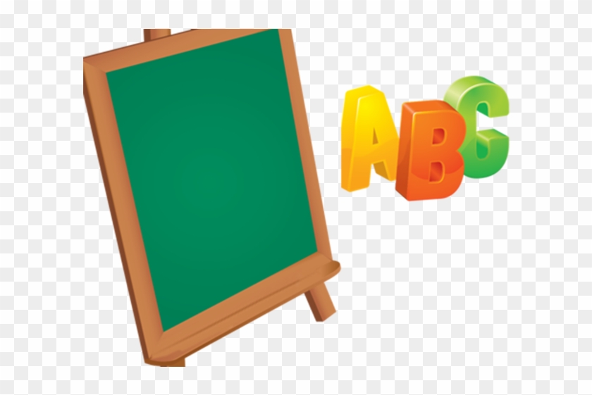 Teacher Clipart Easel - Vectores De Escuela #1626842