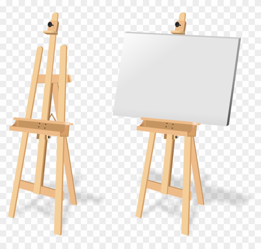 Misc Clipart Paint Easel - Transparent Background Art Canvas Png #1626844