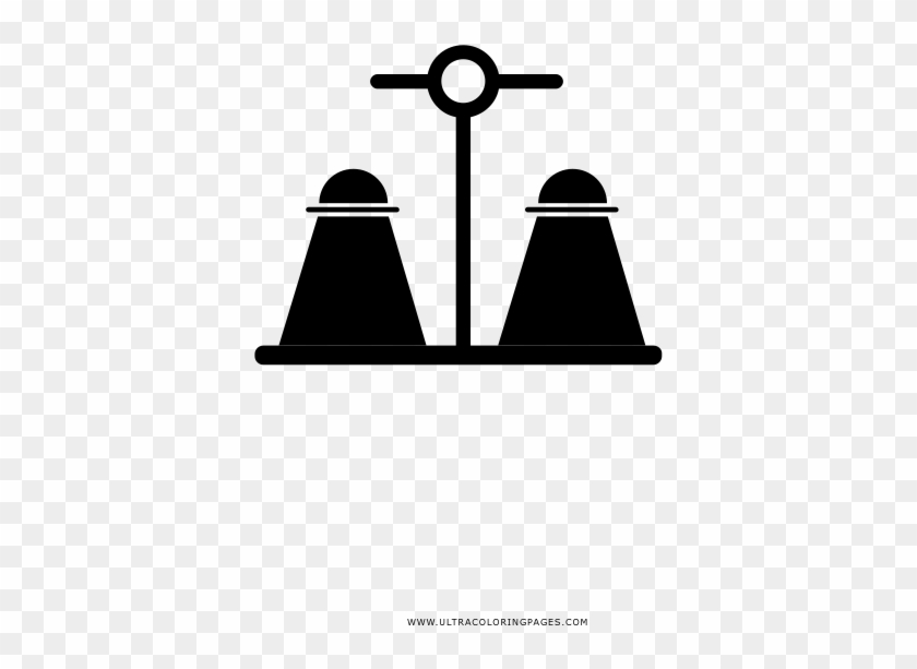 Salt And Pepper Coloring Page - Church Bell #1626901