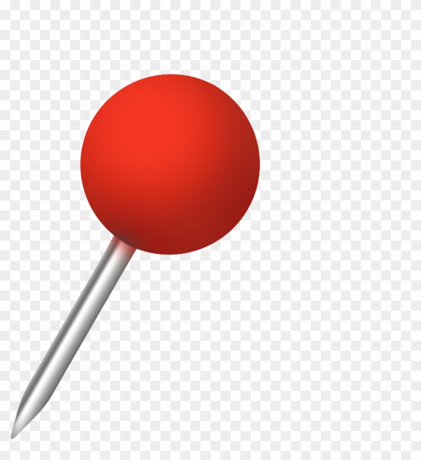 Push Pin Vector Art Icon Web Icons Png - Vector Push Pin Png #1626922