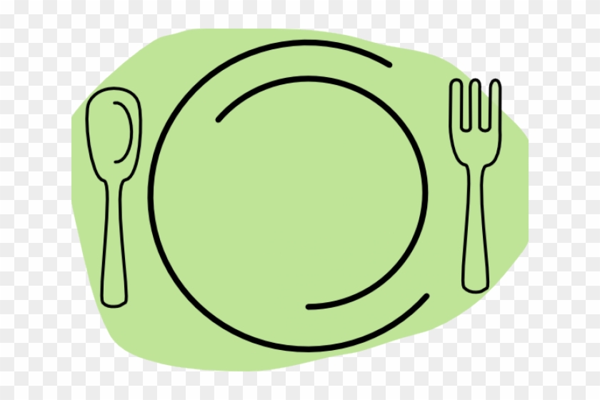 Plate Clipart Gray - Circle #1626926