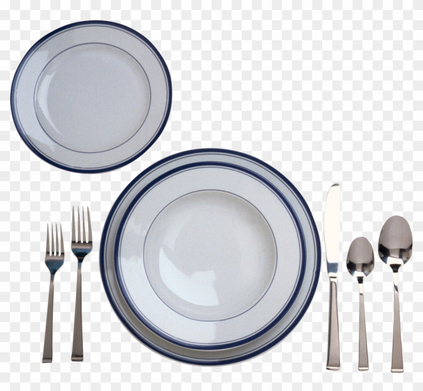 Collection Plate Clip Art - Plate And Glass Png #1626932