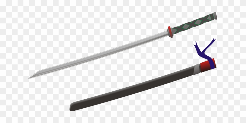 Sword Katana Samurai Ninja - Katana Clipart #1627156