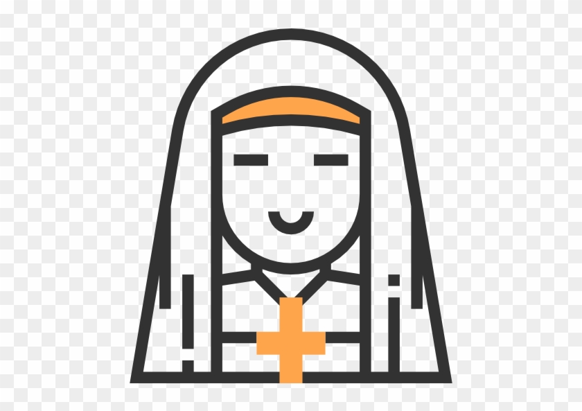 Nun Free Icon - Nun Free Icon #1627231