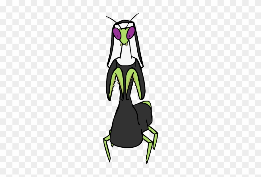 Mantis Nun - Cartoon #1627254