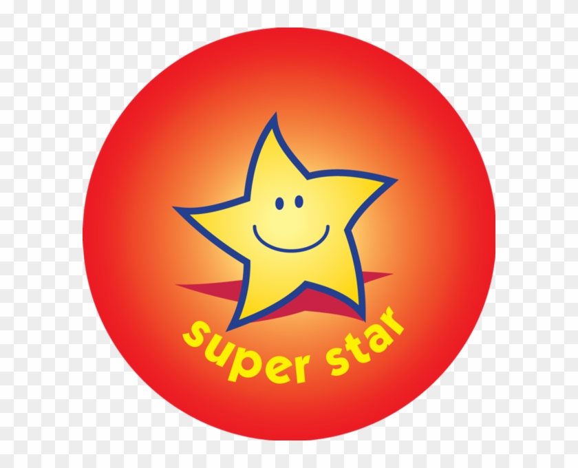 Pack Of 75 38mm Reward Stickers - Star Of The Week Badge #1627377