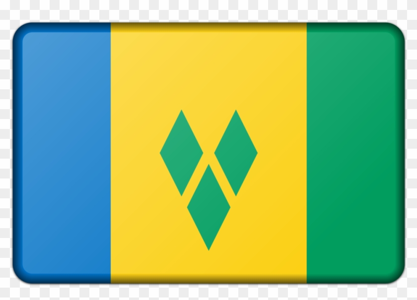 Flag Of Saint Vincent And The Grenadines Chateaubelair - Flag Of Saint Vincent And The Grenadines #1627504