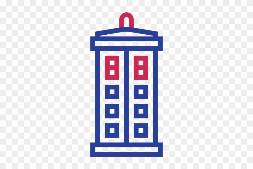 Telephone Booth Clipart London Icon - Sand Clock Icon Png #1627516