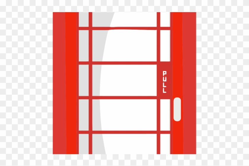 Red Phone Box Vector #1627526