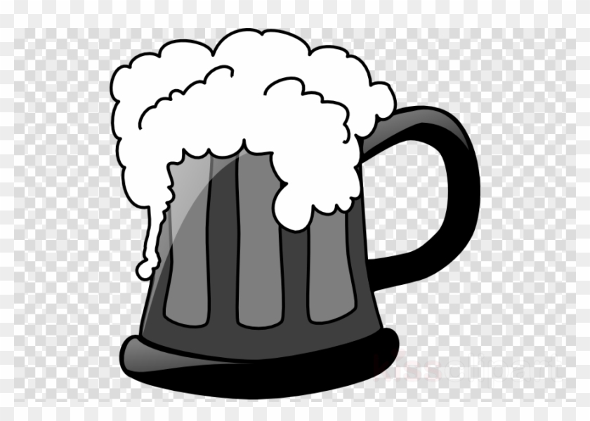 Beer Black And White Clipart Beer Glasses Clip Art - Facebook Messenger Icon Transparent #1627589