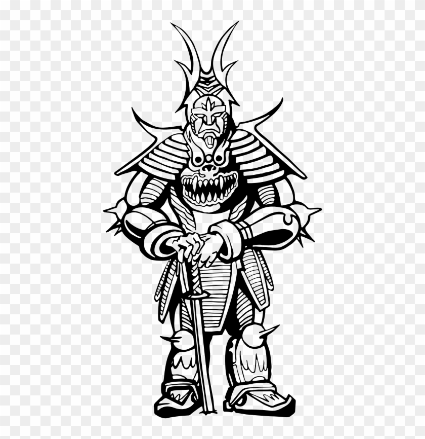 Medium Image - Samurai Coloring Pages #1627614