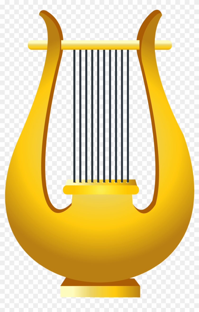 Harp Clipart Davids - Golden Harp Clipart #1627634