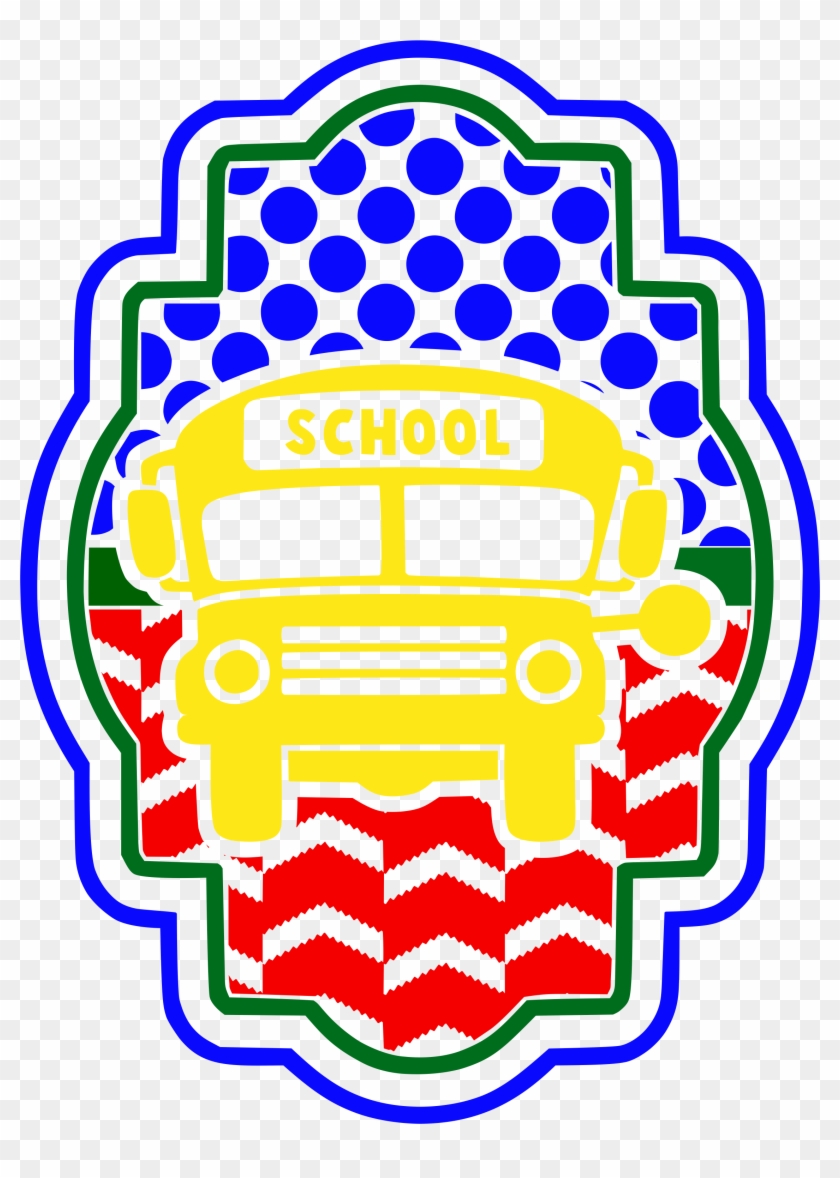 School Bus Pattern - Vector Graphics #1627678